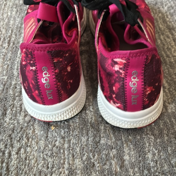 Adidas Edge Lux Pink Coral Athletic Running Sneakers Shoes, Size 12 - Picture 3 of 8